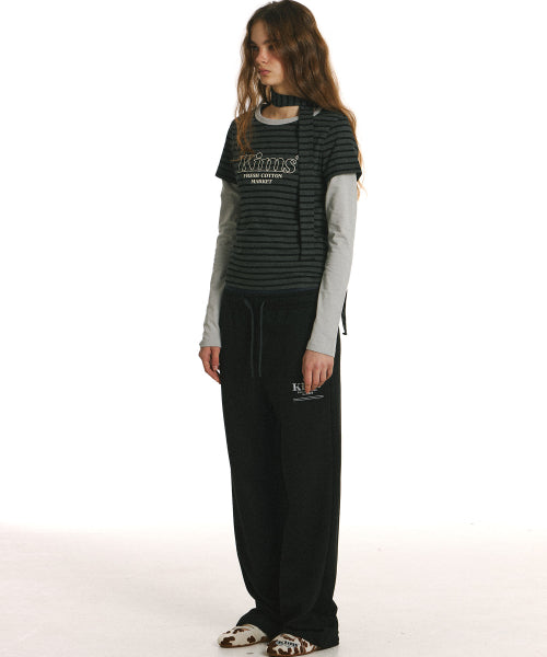 MINI BAM LINE PANTS - 2 COLORS BLACK