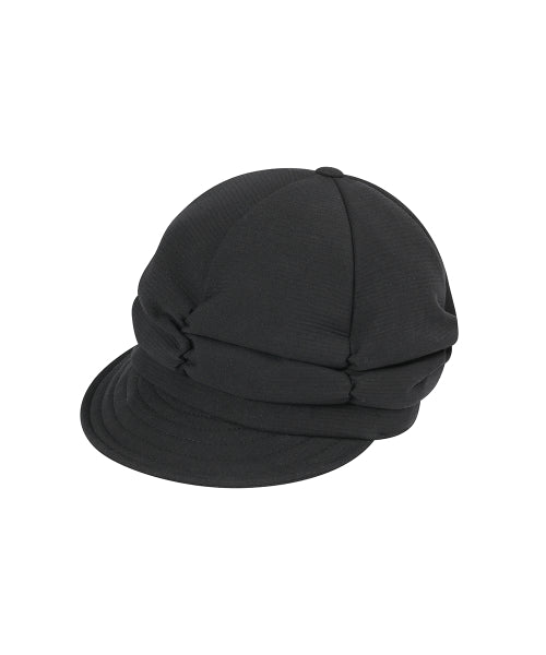 PLEATS SHIRRING CAP #REI同款! - 2 COLORS BLACK