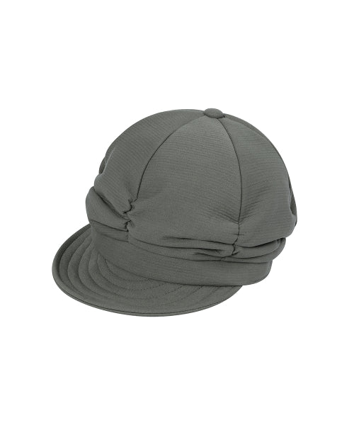 PLEATS SHIRRING CAP #REI同款! - 2 COLORS GREY