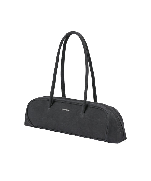 TWILL BAGUETTE BAG #REI同款! - 2 COLORS CHARCOAL