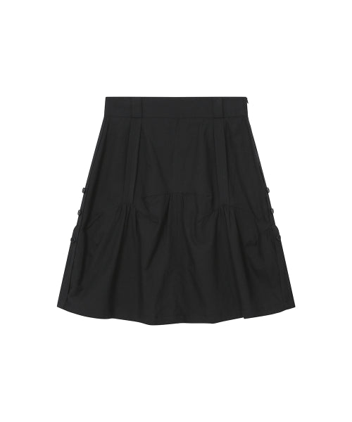 SLOUCHY BALLOON MIDI SKIRT #REI同款! - 2 COLORS BLACK