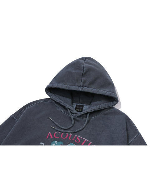 CAT PIGMENT HOODIE - 2 COLORS BLUE