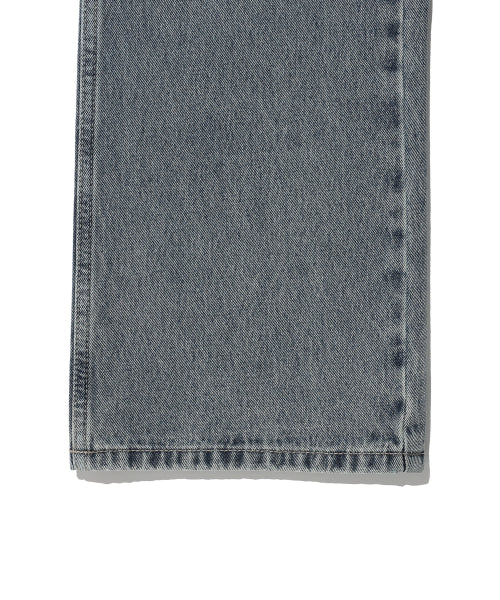 SEMI FLARE DENIM PANTS #GISELLE同款! - 2 COLORS BLUE