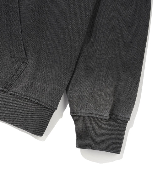 BIG LILY DENIM WASHED OVERFIT HOOD ZIP-UP #GISELLE同款! GREY