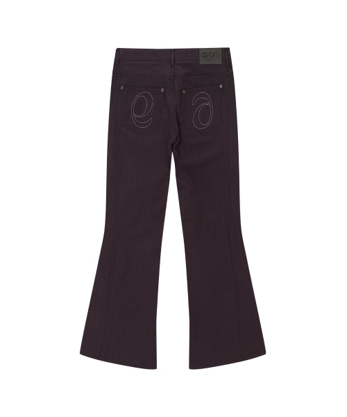 ASON TINA TWILL PANTS - 2 COLORS PURPLE