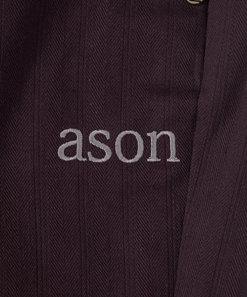 ASON TINA TWILL PANTS - 2 COLORS PURPLE