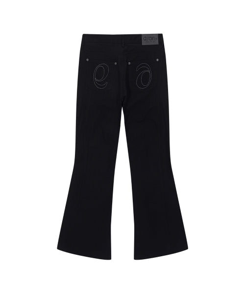 ASON TINA TWILL PANTS - 2 COLORS BLACK
