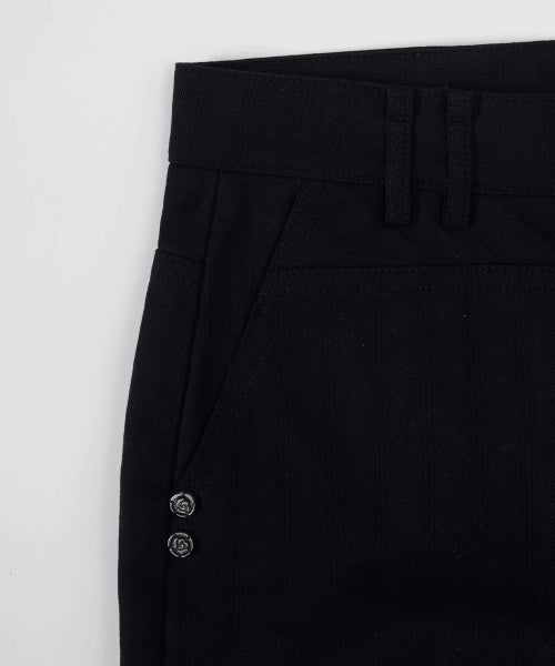ASON TINA TWILL PANTS - 2 COLORS BLACK