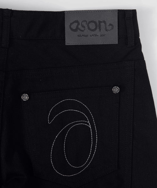 ASON TINA TWILL PANTS - 2 COLORS BLACK
