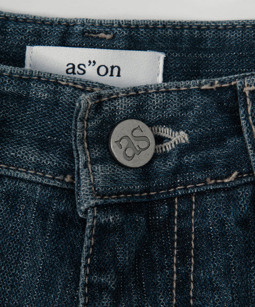 FADE DENIM WASHING PANTS - 2 COLORS