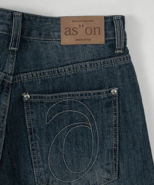 FADE DENIM WASHING PANTS - 2 COLORS