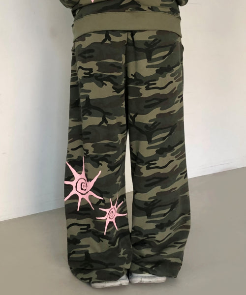 WIDE PANTS UNISEX KHAKI
