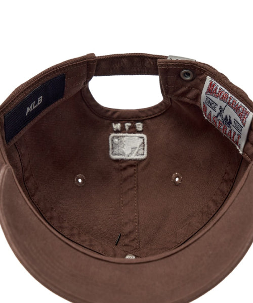 SIGNATURE UNSTRUCTURED BALL CAP NY #KARINA同款! - 12 COLORS BROWN