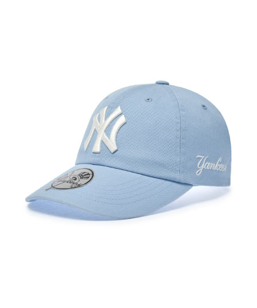 SIGNATURE UNSTRUCTURED BALL CAP NY #KARINA同款! - 12 COLORS SKY BLUE