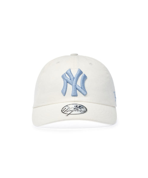 SIGNATURE UNSTRUCTURED BALL CAP NY #KARINA同款! - 12 COLORS IVORY