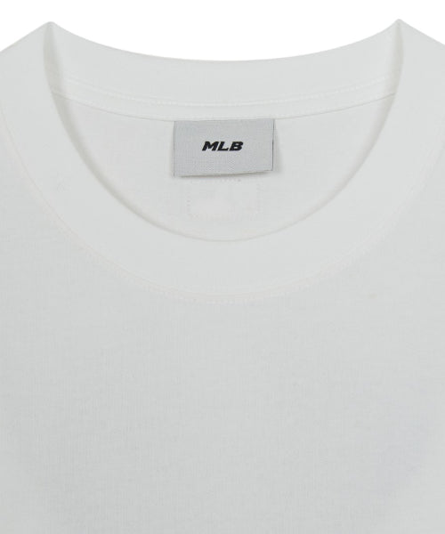 BASIC SIMPLE STREET LOGO OVERFIT SHORT SLEEVE T-SHIRT NY #KARINA同款! - 2 COLORS WHITE