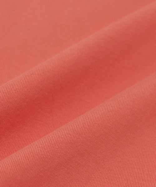 BASIC SIMPLE STREET LOGO OVERFIT SHORT SLEEVE T-SHIRT NY #KARINA同款! - 2 COLORS ORANGE