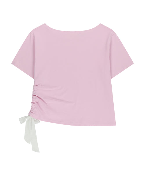 RIBBON TOP - 4 COLORS PINK