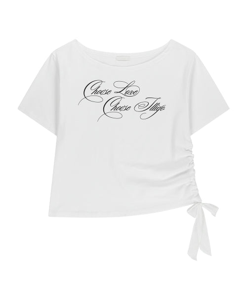 RIBBON TOP - 4 COLORS WHITE