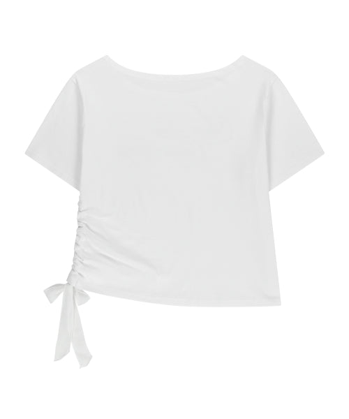 RIBBON TOP - 4 COLORS WHITE
