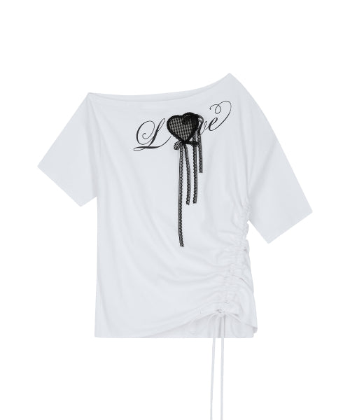 LOVE OVERFIT SHIRT - 3 COLORS WHITE