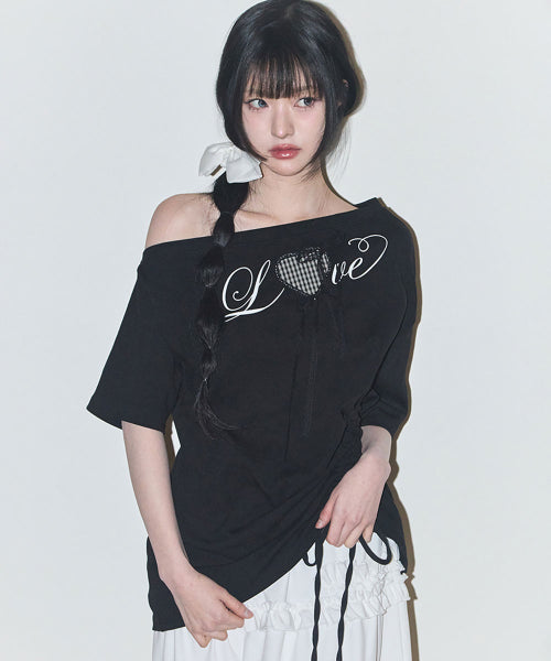 LOVE OVERFIT SHIRT - 3 COLORS BLACK