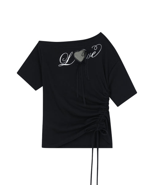 LOVE OVERFIT SHIRT - 3 COLORS BLACK