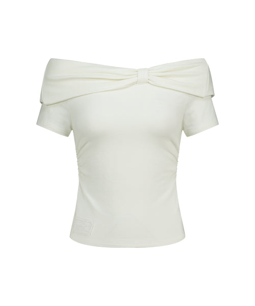 OFF SHOULDER MINT - 4 COLORS WHITE
