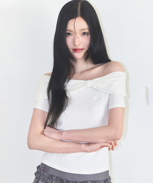 OFF SHOULDER MINT - 4 COLORS WHITE