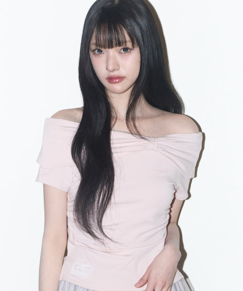 OFF SHOULDER MINT - 4 COLORS PINK