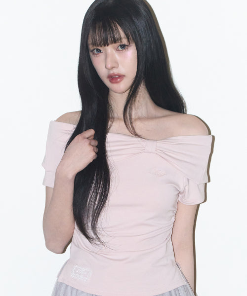 OFF SHOULDER MINT - 4 COLORS PINK