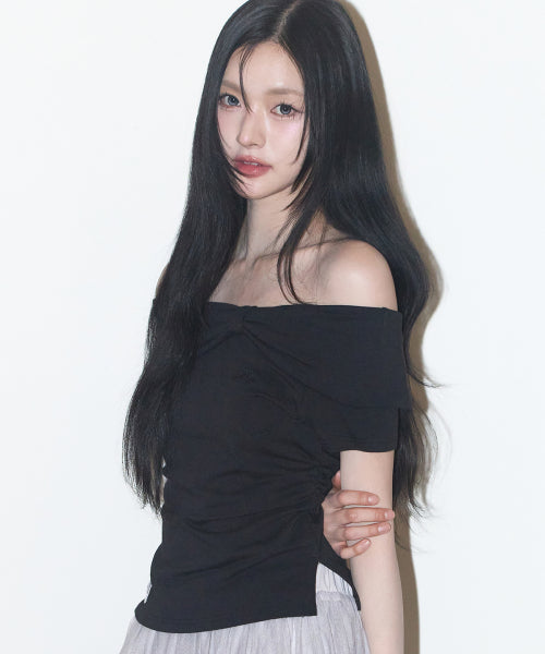 OFF SHOULDER MINT - 4 COLORS BLACK