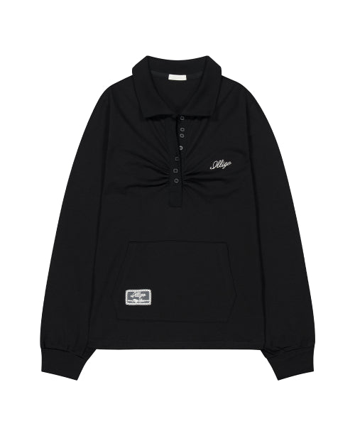COLLAR LONG - 3 COLORS BLACK