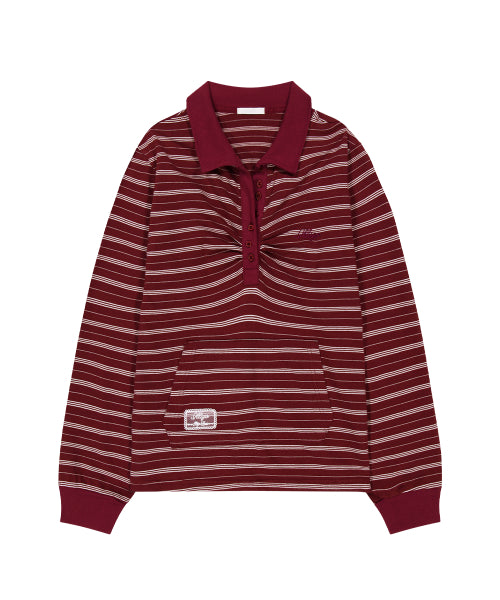COLLAR LONG - 3 COLORS BURGUNDY