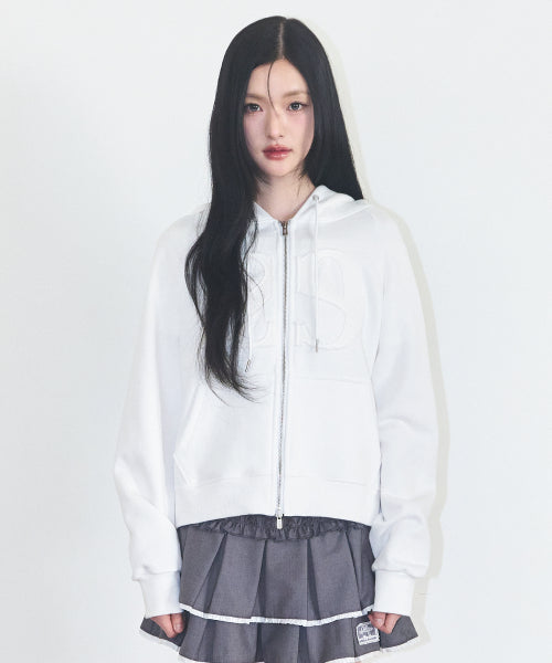 129 LOGO HOODIE GREY - 9 COLORS WHITE