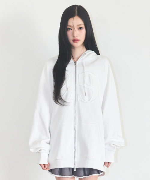 129 LOGO HOODIE GREY - 9 COLORS WHITE