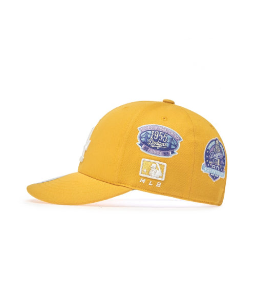 SIGNATURE ALL-OVER PATCH STRUCTURED BALL CAP LA #KARINA同款! - 5 COLORS AS SHOWN