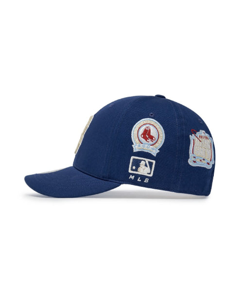 SIGNATURE ALL-OVER PATCH STRUCTURED BALL CAP LA #KARINA同款! - 5 COLORS NAVY
