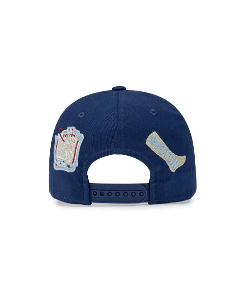 SIGNATURE ALL-OVER PATCH STRUCTURED BALL CAP LA #KARINA同款! - 5 COLORS NAVY