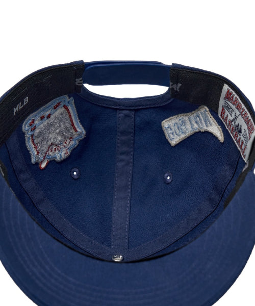 SIGNATURE ALL-OVER PATCH STRUCTURED BALL CAP LA #KARINA同款! - 5 COLORS NAVY