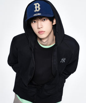 SIGNATURE ALL-OVER PATCH STRUCTURED BALL CAP LA #KARINA同款! - 5 COLORS NAVY