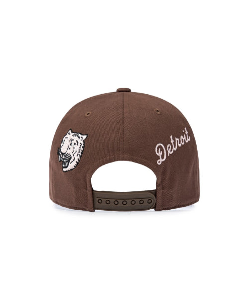 SIGNATURE ALL-OVER PATCH STRUCTURED BALL CAP LA #KARINA同款! - 5 COLORS BROWN