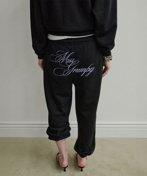 GLOW IN THE DARK SWEATPANTS - 2 COLORS BLACK