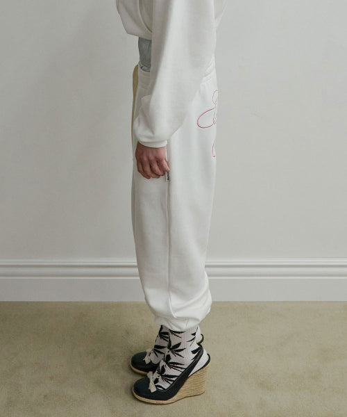 GLOW IN THE DARK SWEATPANTS - 2 COLORS WHITE