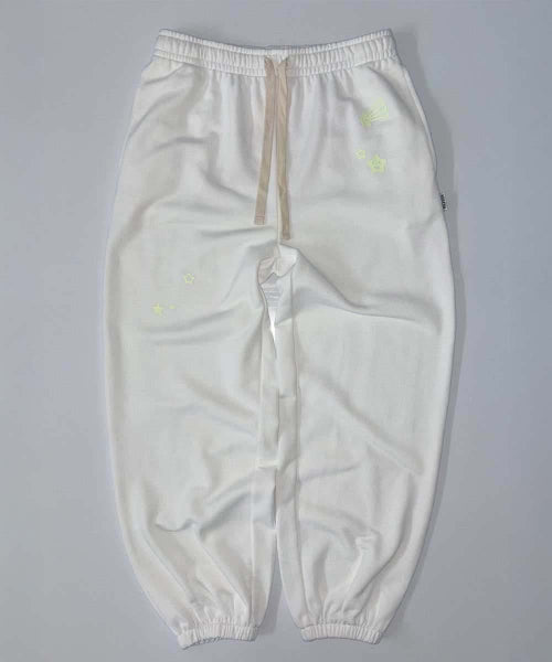 GLOW IN THE DARK SWEATPANTS - 2 COLORS WHITE