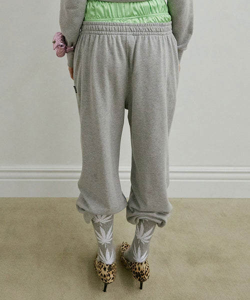 NAPOLEON STUD SWEATPANTS - 6 COLORS MELANGE GRAY