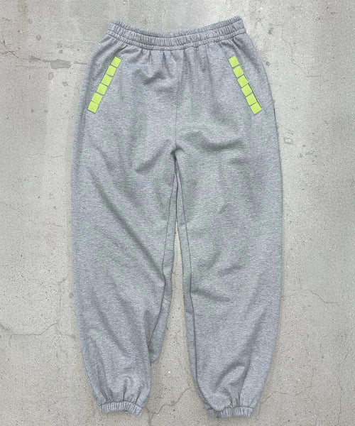 NAPOLEON STUD SWEATPANTS - 6 COLORS MELANGE GRAY