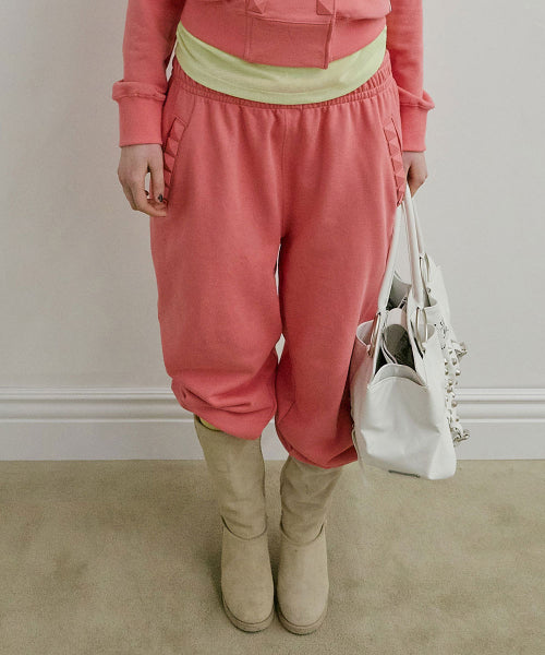 NAPOLEON STUD SWEATPANTS - 2 COLORS PINK