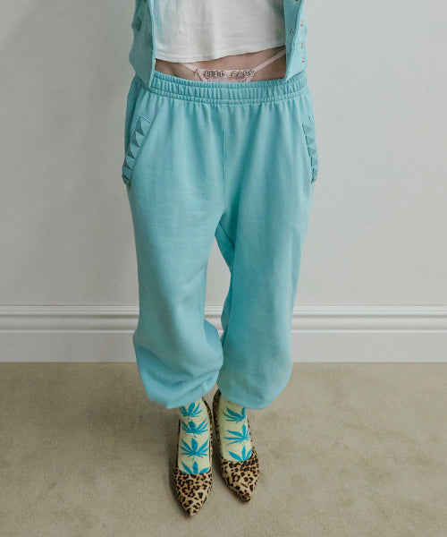 NAPOLEON STUD SWEATPANTS - 2 COLORS BLUE
