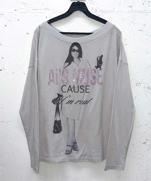 URBAN MUSE TEE PALE - 2 COLORS GREY